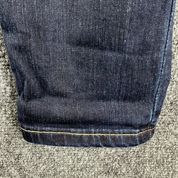 Slink Jeans Womens 4  Curvy Cotton Stretch Pockets Tapered Leg  Dark Wash - Picture 9 of 10